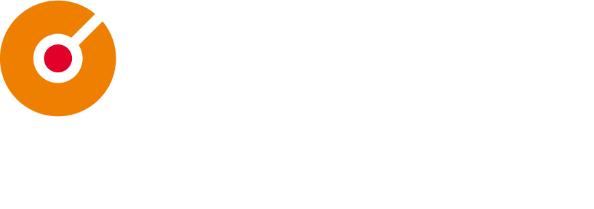  Logo der Schön Klinik Gruppe, orangefarbener Kreis mit rotem Punkt und weißem Schriftzug